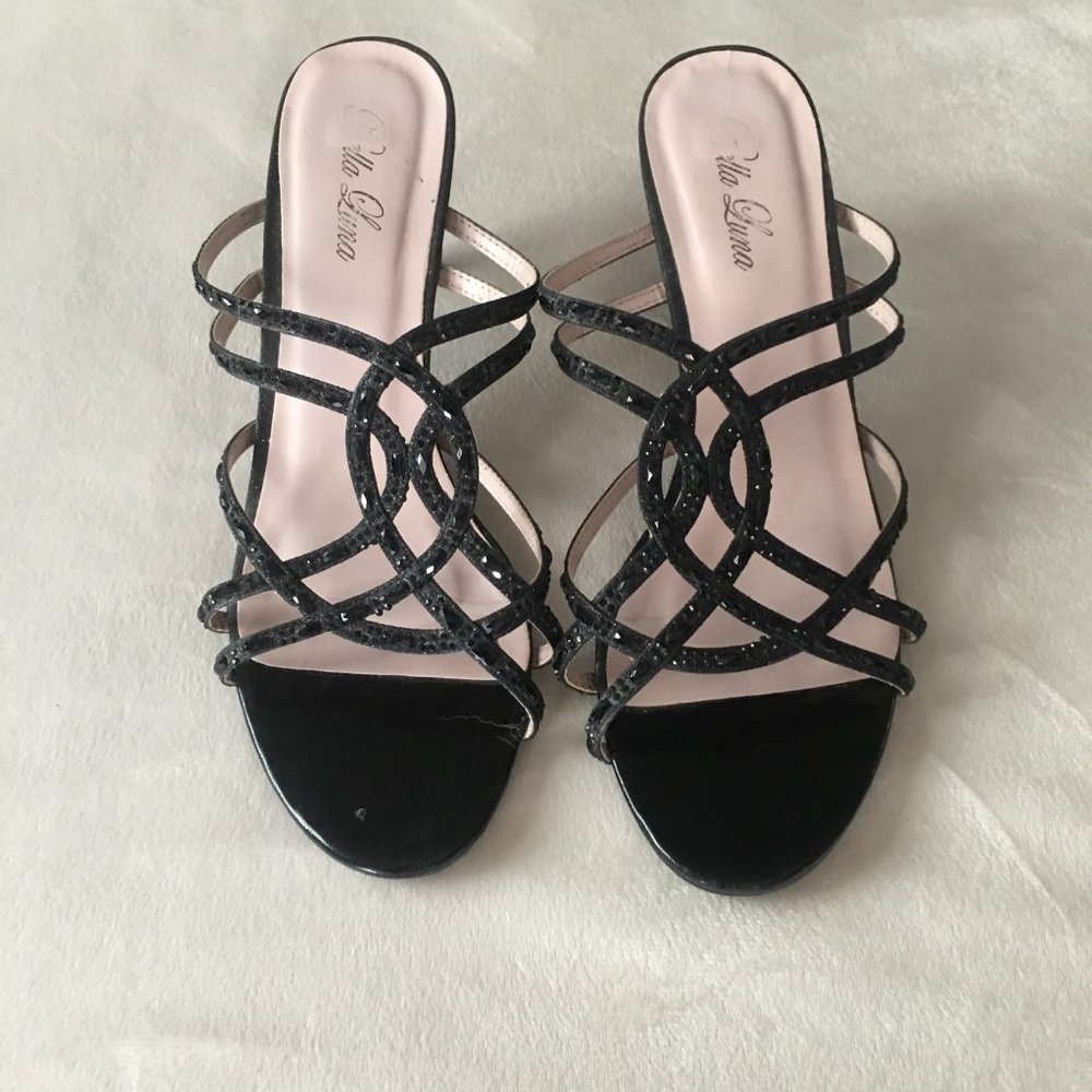 Bella Luna Rhinestone Sandals
